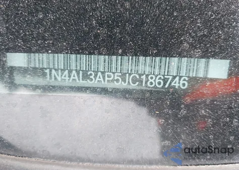 2018 Nissan Altima 2.5 Sv из США, поврежденный, VIN 1N4AL3AP5JC186746